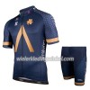 Set Wielershirt + Fietsbroek Kort 2018 Aqua Blue Sport N001